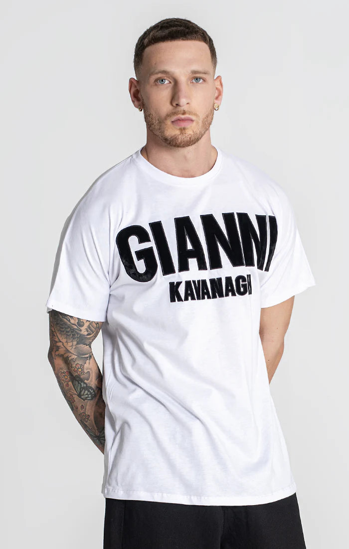 Ανδρική κοντομάνικη μπλούζα Gianni Kavanagh - GKM006212 - feeling tee λευκό