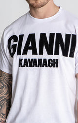 Ανδρική κοντομάνικη μπλούζα Gianni Kavanagh - GKM006212 - feeling tee λευκό