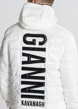 Ανδρικό μπουφάν Gianni Kavanagh - GKM006086 - glossy puffer λευκό