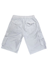 Ανδρική βερμούδα υφασμάτινο cargo GUF - X-2261-11 - fabric cargo shorts λευκό