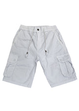 Ανδρική βερμούδα υφασμάτινο cargo Gang - X-2261-11 - fabric cargo shorts λευκό