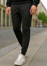 GUF CLOTHING - Ανδρική φόρμα με χνούδι - Μαύρη X-51001B