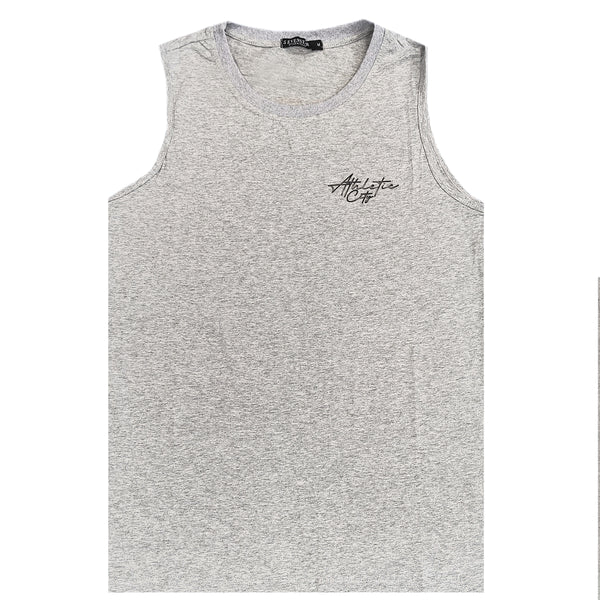Ανδρική αμάνικη μπλούζα Gang - XY-1063 - sleeveless lakers logo γκρι