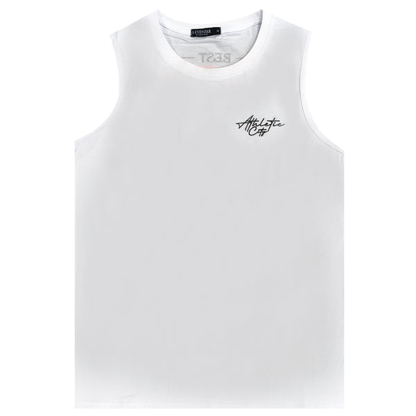 Ανδρική αμάνικη μπλούζα Gang - XY-1063 - sleeveless lakers logo λευκό
