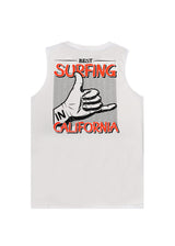 Ανδρική αμάνικη μπλούζα Gang - XY-1063 - sleeveless lakers logo λευκό