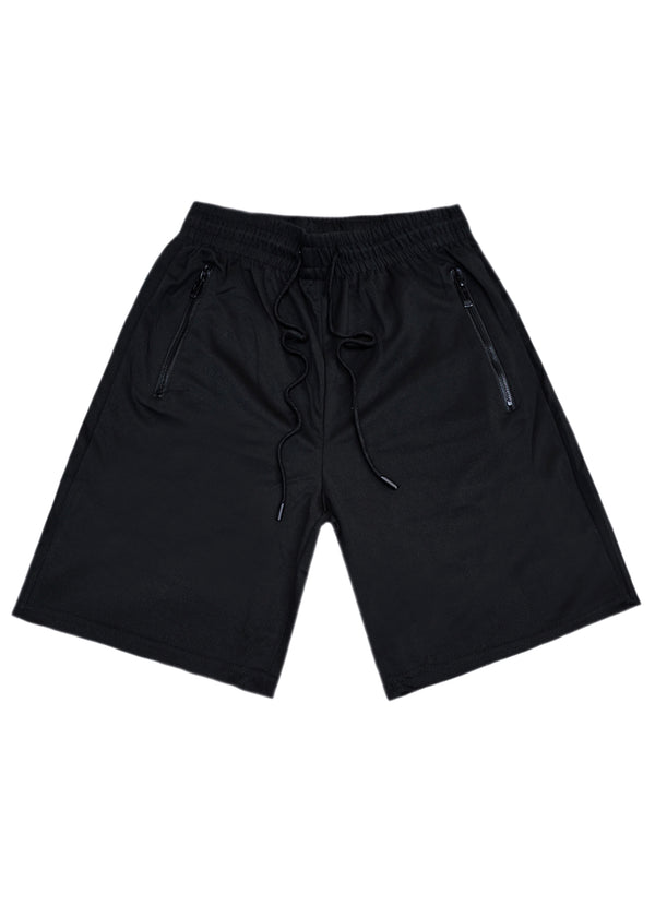 Ανδρική βερμούδα GUF - XY-3100B - athletic regular shorts μαύρο