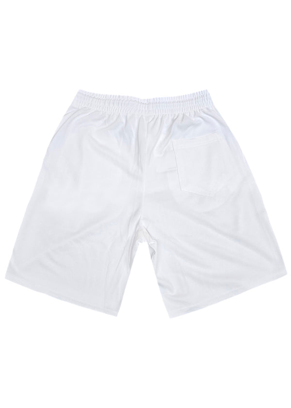 Ανδρική βερμούδα GUF - XY-3100B - athletic regular shorts λευκό