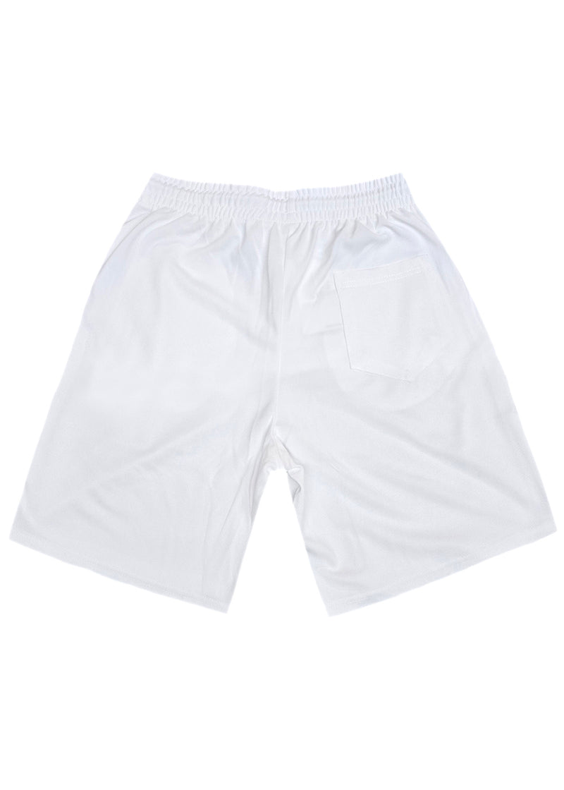 Ανδρική βερμούδα GUF - XY-3100B - athletic regular shorts λευκό