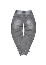 GUF CLOTHING - Ανδρικό  τζιν παντελόνι Baggy  - Γκρι Y631