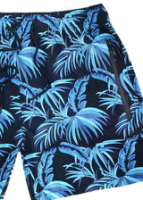 Ανδρικό μαγιό 5 EVEN STAR - YHM-1109 - blue palm trees swim shorts μαύρο