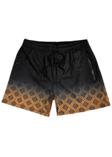 Ανδρικό μαγιό 5 EVEN STAR - YHM765 - brown meander swim shorts μαύρο