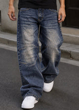 GUF CLOTHING - Ανδρικό  τζιν παντελόνι Baggy  - Denim YX-3771
