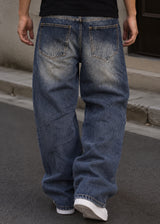 GUF CLOTHING - Ανδρικό  τζιν παντελόνι Baggy  - Denim YX-3771