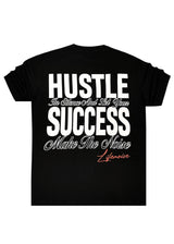 GANG - Z-1029 - Oversized hustle success tee - black