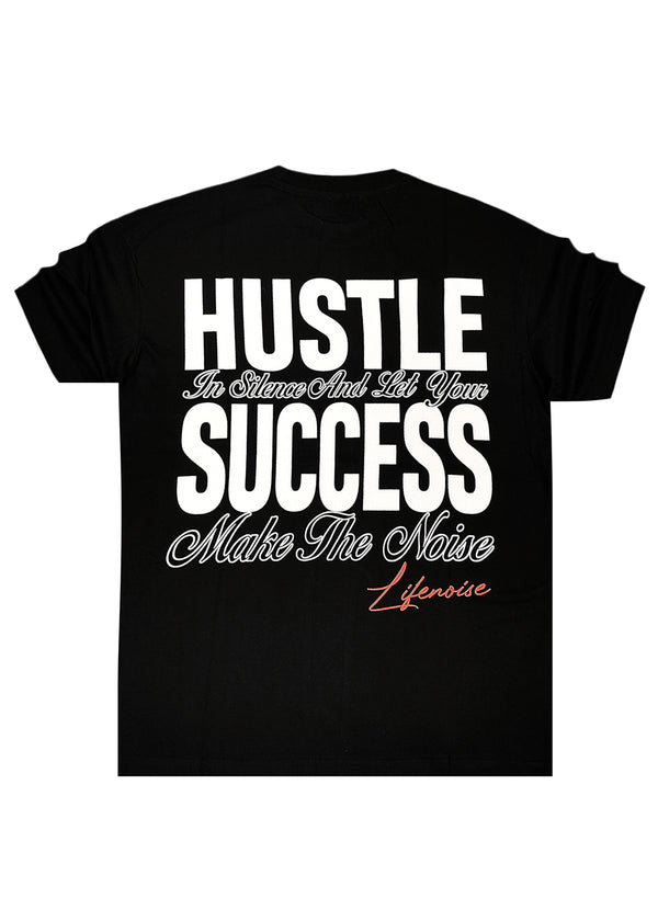 GANG - Z-1029 - Oversized hustle success tee - black