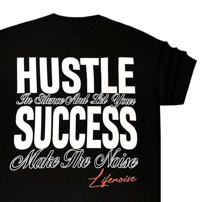 GANG - Z-1029 - Oversized hustle success tee - black