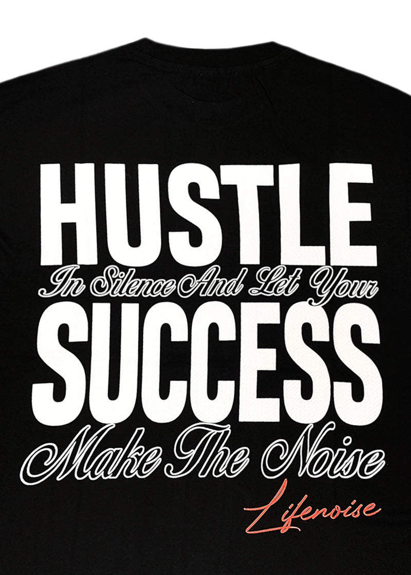 GANG - Z-1029 - Oversized hustle success tee - black