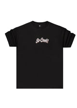 GUF CLOTHING Κοντομάνικη μπλούζα μαύρη  regular fit So Cool Z-1065-black