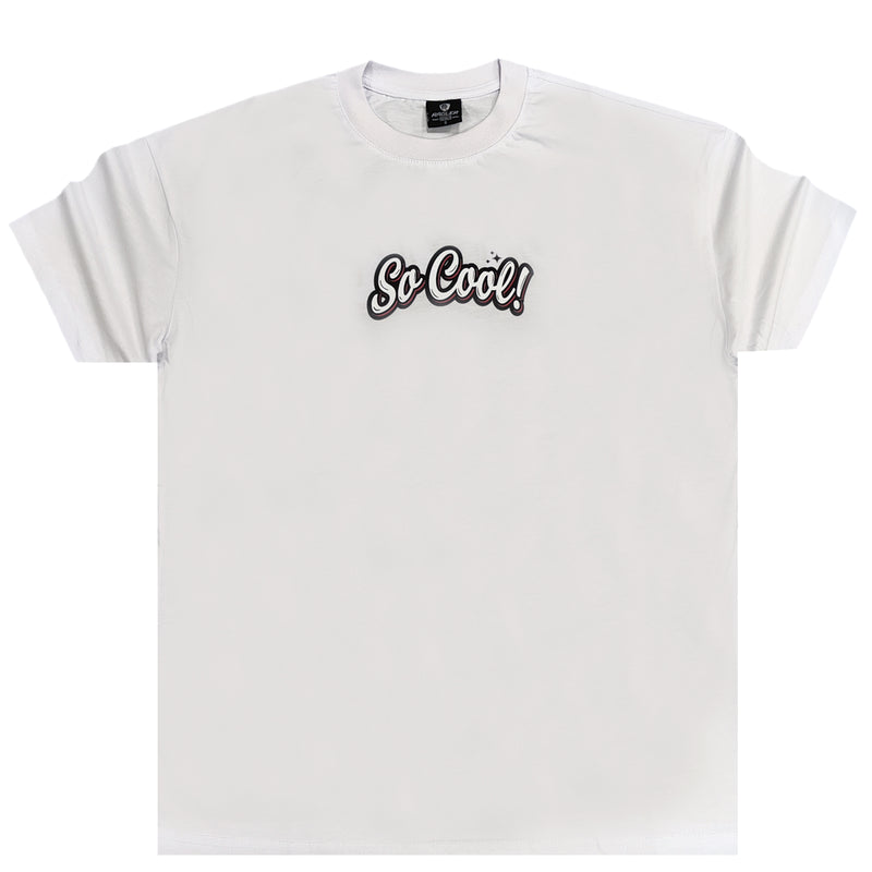 Κοντομάνικη μπλούζα GANG - Z-1065 - regular fit so cool tee λευκό
