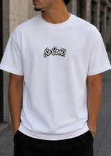 GUF CLOTHING Ανδρική κοντομάνικη μπλούζα λευκή So Cool Z-1065-white