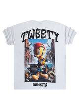 Κοντομάνικη μπλούζα GUF - Z-1096 - regular fit λευκό