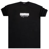Κοντομάνικη μπλούζα GANG - Z-1098 - regural fit guardian μαύρο