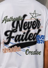 GUF CLOTHING - Ανδρικό T-shirt regular fit - Λευκό Z-12100