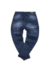 DAMAGED JEANS - Ανδρικό τζιν παντελόνι regular fit - Denim ZR11A