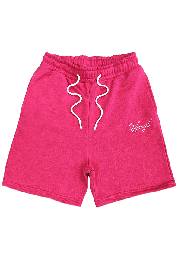 Βερμούδα Vinyl art clothing - 08240-36 - signature shorts φούξια