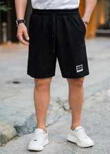 Ανδρική βερμούδα Henry clothing - 6-606 - polaroid logo shorts μαύρο