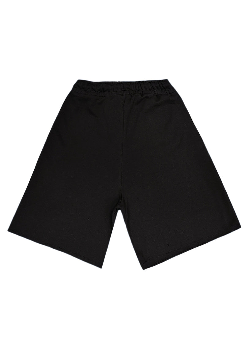 Βερμούδα Magicbee - MB2450 - reverse cotton side tape shorts μαύρο