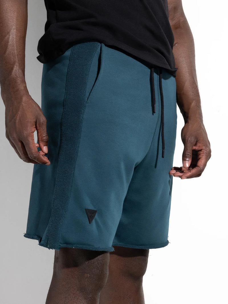 Βερμούδα Magicbee - MB2450 - reverse cotton side tape shorts πετρόλ