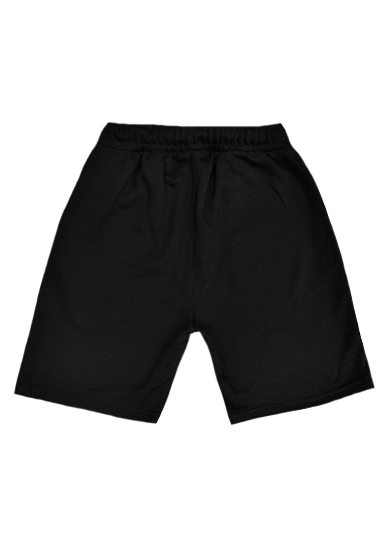 Ανδρική βερμούδα Magicbee - MB2452 - reflective logo shorts μαύρο