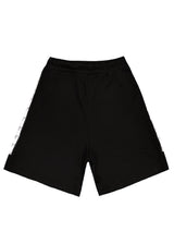 Ανδρική βερμούδα Magicbee - MB2453 - tape logo shorts μαύρο