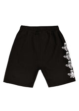 Ανδρική βερμούδα Magicbee - MB2454 - side logo shorts μαύρο