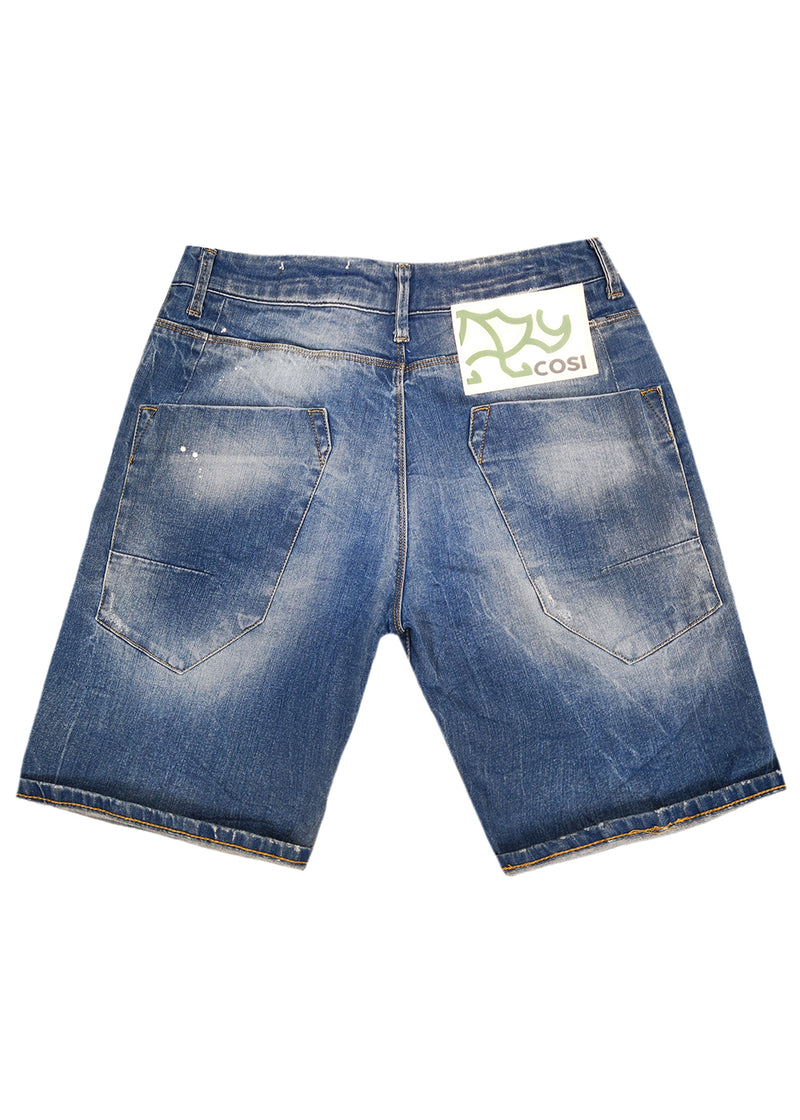 Ανδρική βερμούδα jean Cosi jeans - MERDE - classic shorts μπλε