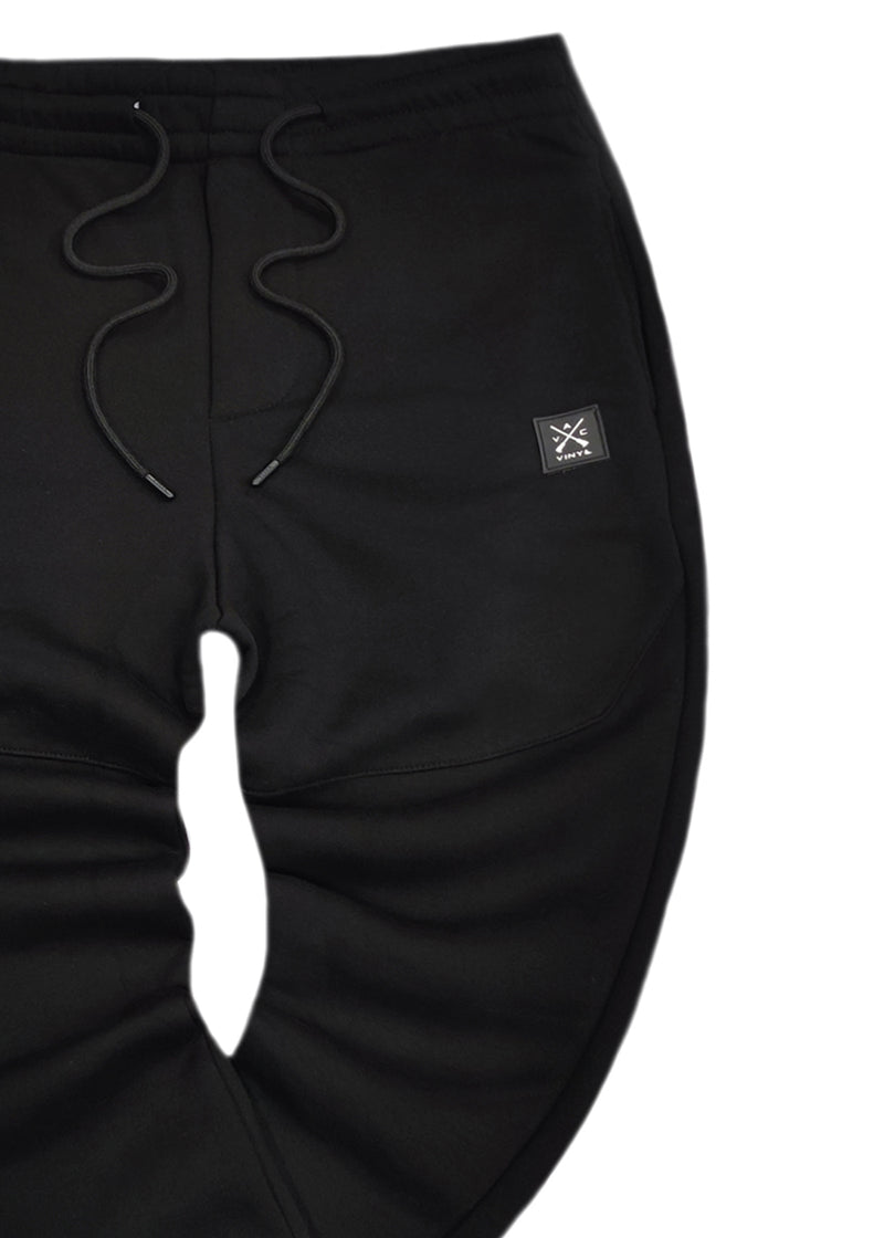 Ανδρική φόρμα ME Χνούδι Vinyl art clothing - 08950-01-X - essential sweatpants μαύρο