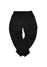 Ανδρική φόρμα Gang - BFP0051 - cargo pants μαύρο