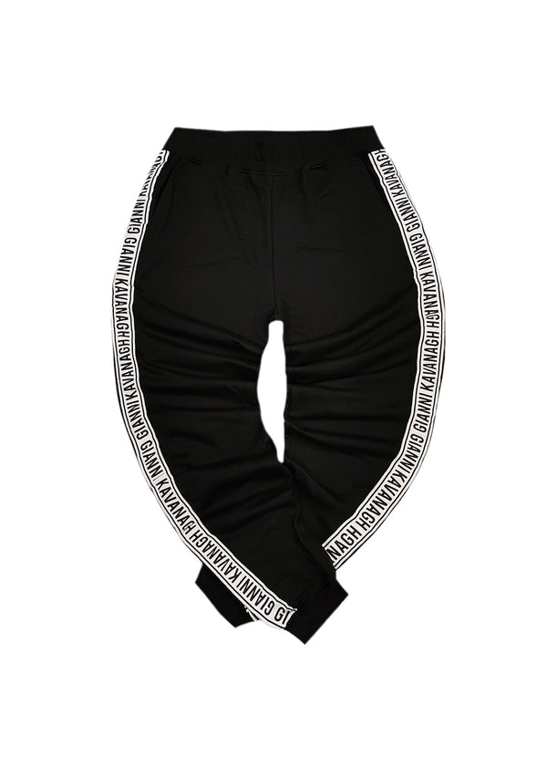 Ανδρική φόρμα Gianni Kavanagh - GKM006177 - partition joggers μαύρο