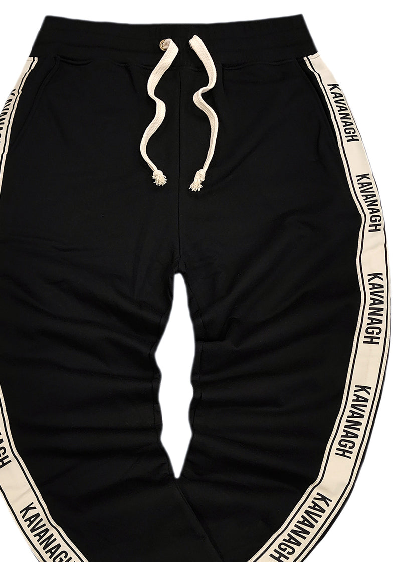 Ανδρική φόρμα Gianni Kavanagh - GKM006189 - racer joggers μαύρο