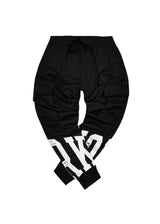 Ανδρική φόρμα Gang - QS9056 - city name cargo pants μαύρο