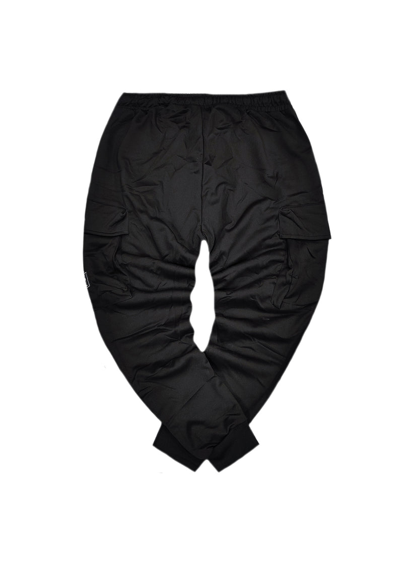 Ανδρική φόρμα Gang - QS9063 - anarchy cargo pants μαύρο