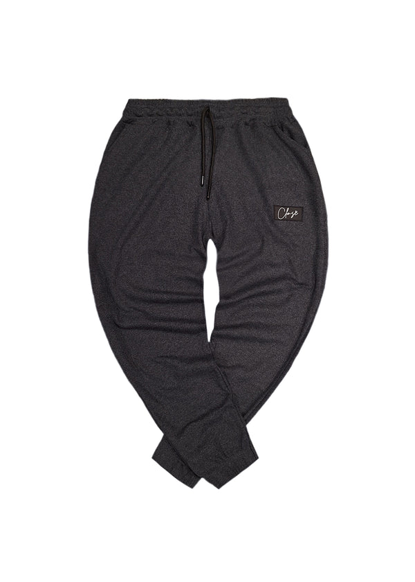 Ανδρική φόρμα Close society - W24-120 - caligraphy logo sweatpants ανθρακί