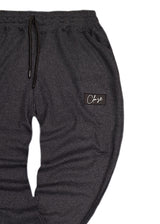 Ανδρική φόρμα Close society - W24-120 - caligraphy logo sweatpants ανθρακί