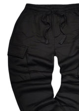 Ανδρική φόρμα GUF - XT-1046 - cargo pants μαύρο