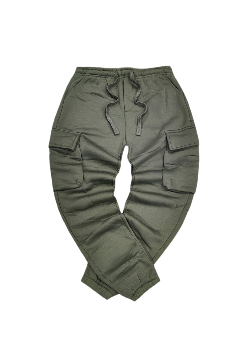 Ανδρική φόρμα GUF - XT-1046 - cargo pants χακί