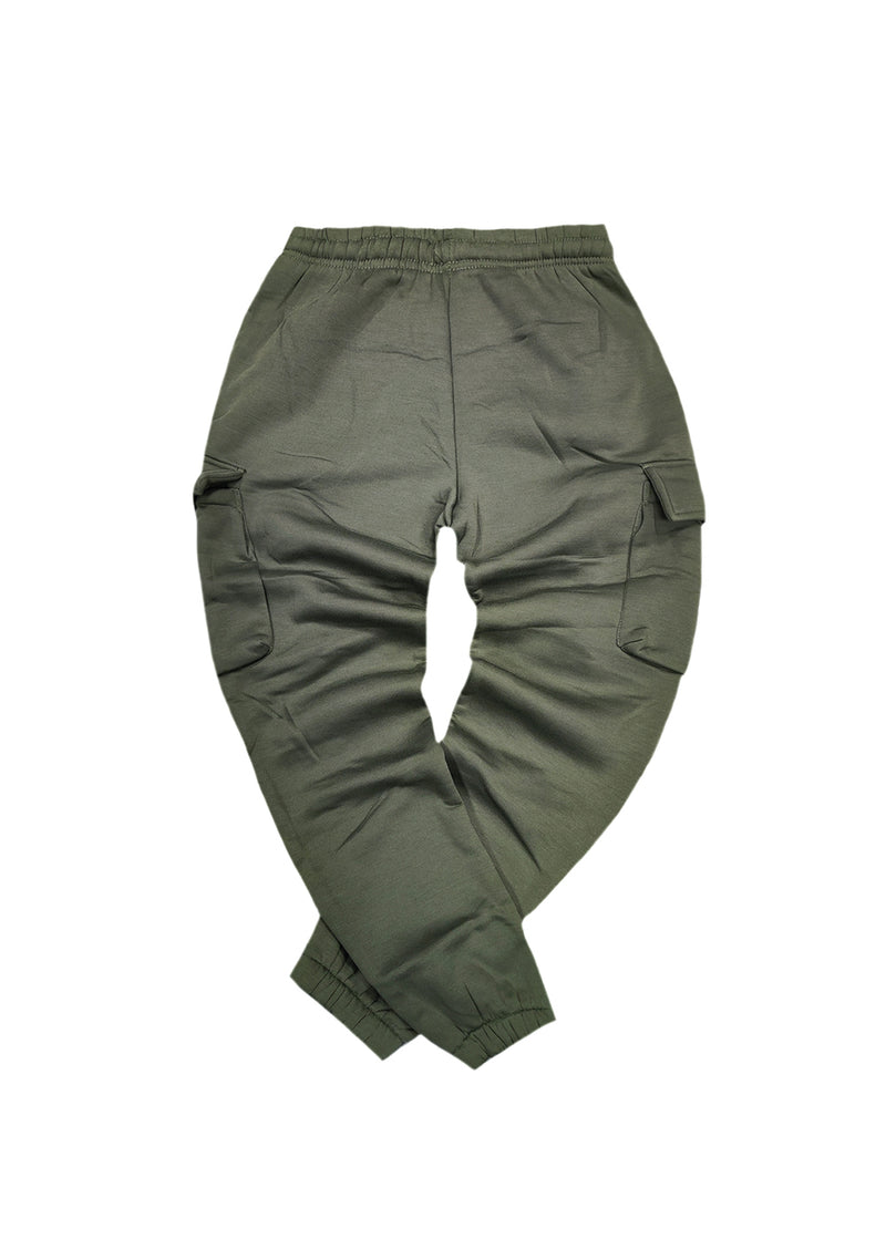 Ανδρική φόρμα GUF - XT-1046 - cargo pants χακί