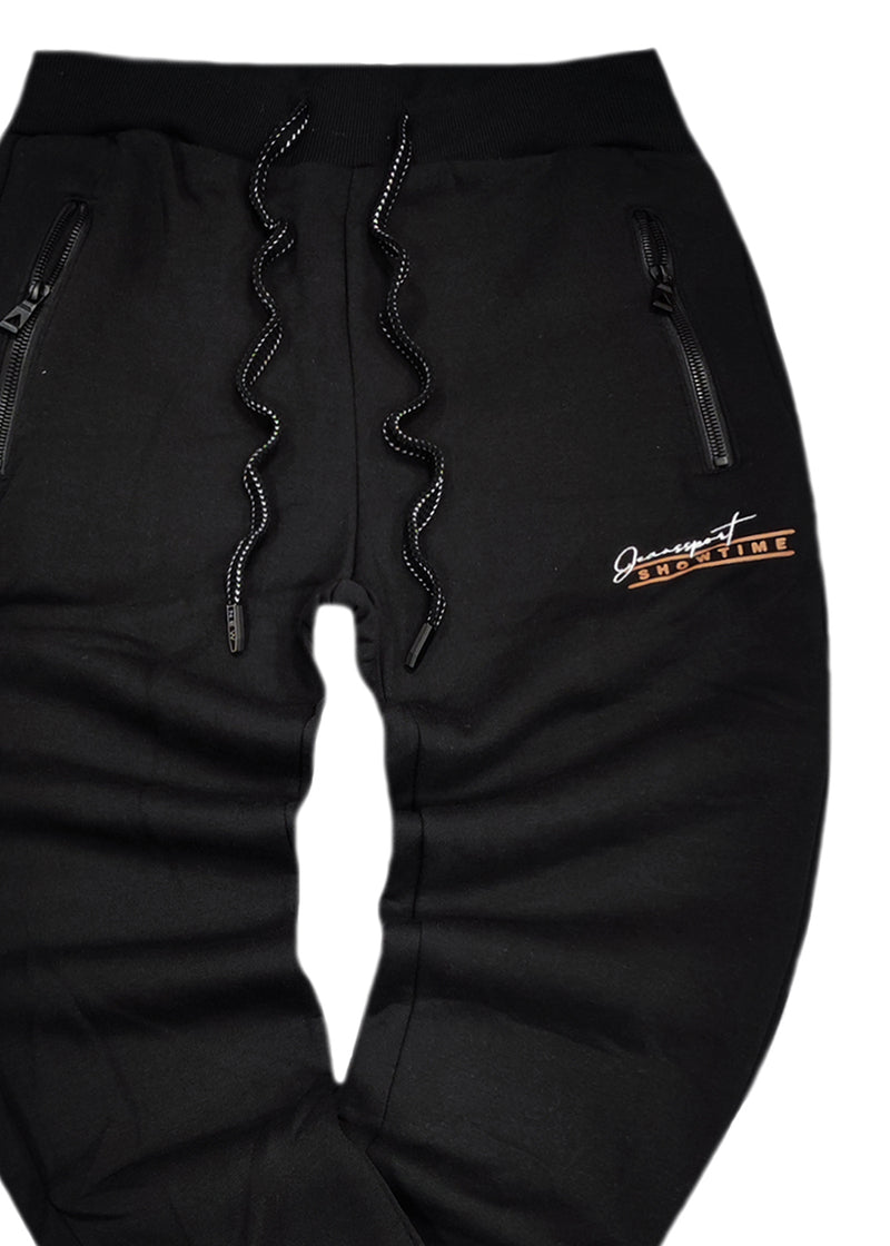 Ανδρική φόρμα Gang - XY-7223B - jeansports showtime pants μαύρο