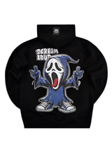 Ανδρική φούτερ με κουκούλα New wave clothing - 242-51 - scream logo μαύρο