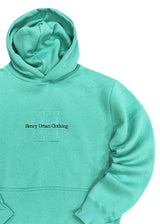 Ανδρικό φούτερ με κουκούλα Henry clothing - 3-657 - hoodie logo βεραμάν.